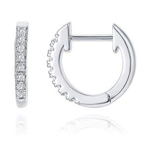 14k Gold Plated Cubic Zirconia Cuff Earring